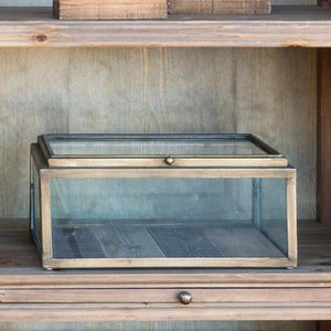 Metal and Glass Display Box