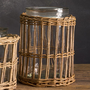 Willow Wrapped Jar