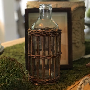 Willow Wrapped Bottle