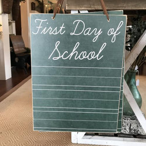 1st Day of School Chalkboard