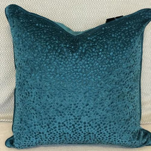 Teal Feather Pillows