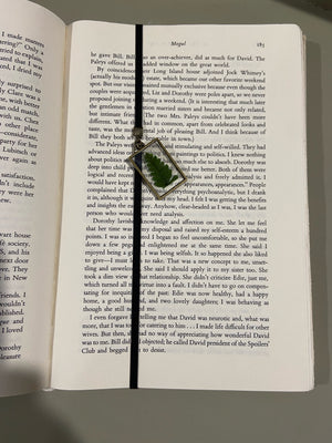 Pressed leaf bookmark