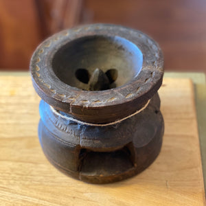 Bajani Wood Candle holder (found)